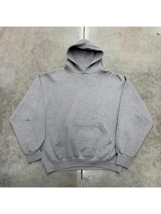 Russell Athletic Other - vintage russell athletics grey blank heavyweight hoodie xl HAS STAIN ON SLEEVE
